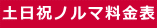 キャンセル料金(全イベント共通)